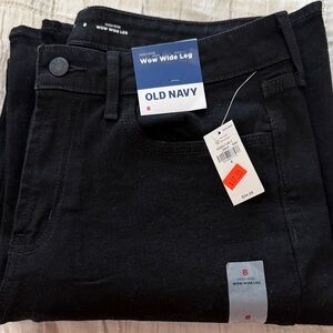 Old Navy Wow Wide Leg Jeans in Black